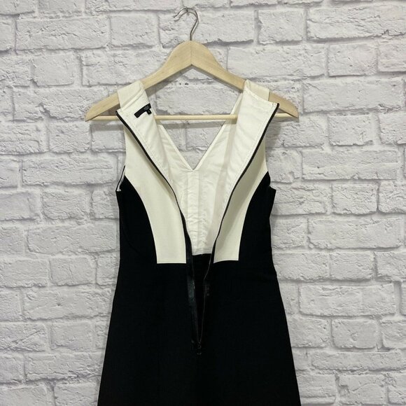 Tibi New York 0 Colorblock Dress $385.00 Black - Picture 11 of 11